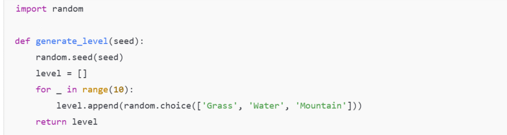Procedural Generation