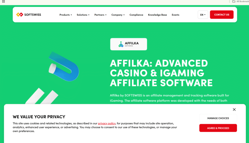 Affilka by SOFTSWISS