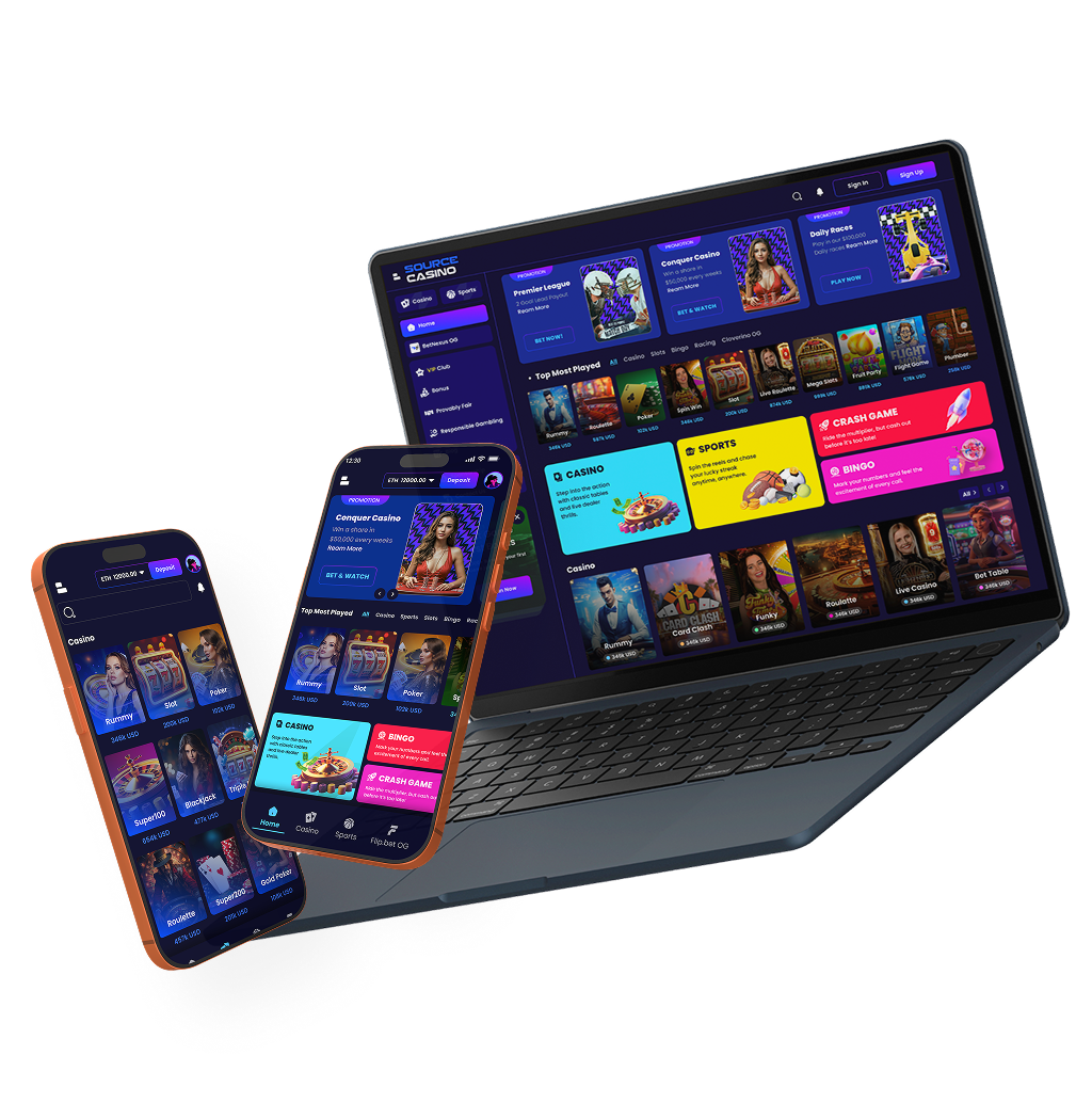 Casino Platform Mockup